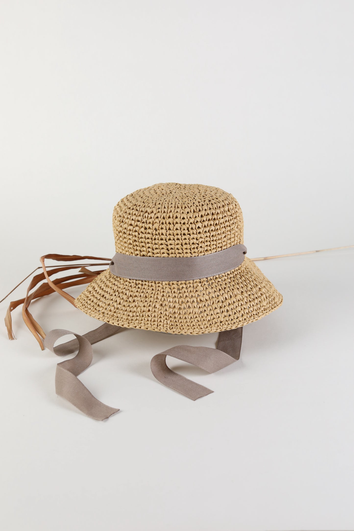 Straw Bucket Hat