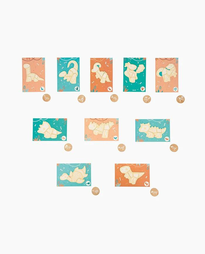 Caută și construiește dinozaurii