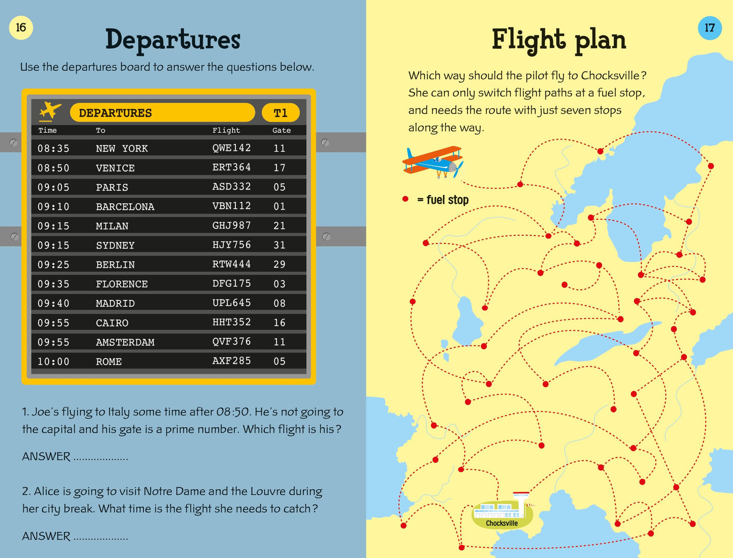 100 things to do on a plane