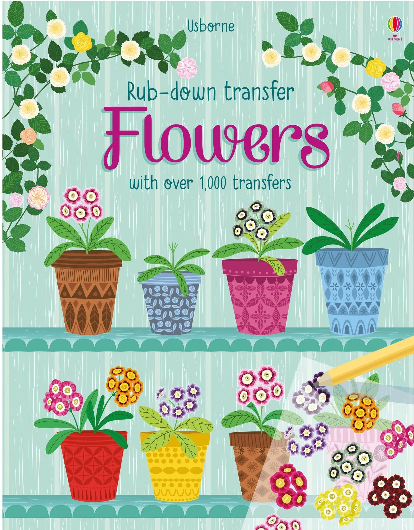 Flowers- Rub-Down transfers