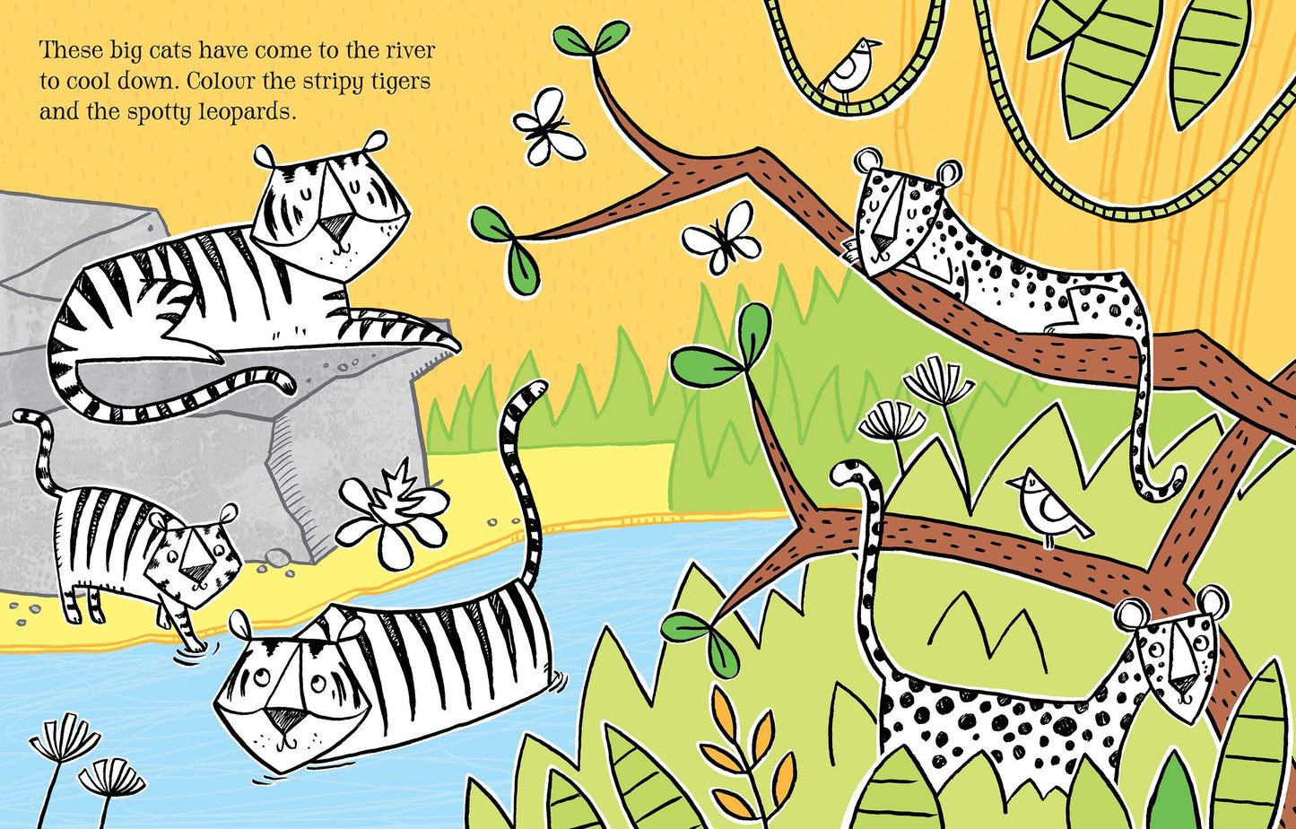 First Colouring Book Jungle