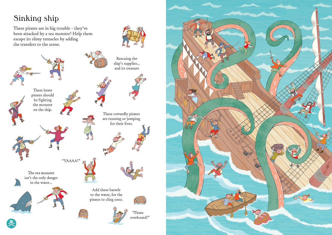 Pirates Little Transfer Activity Book