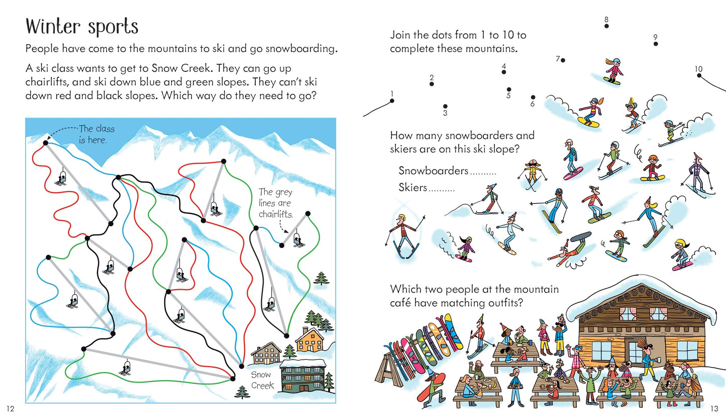 Little Children's Holiday Activity Book