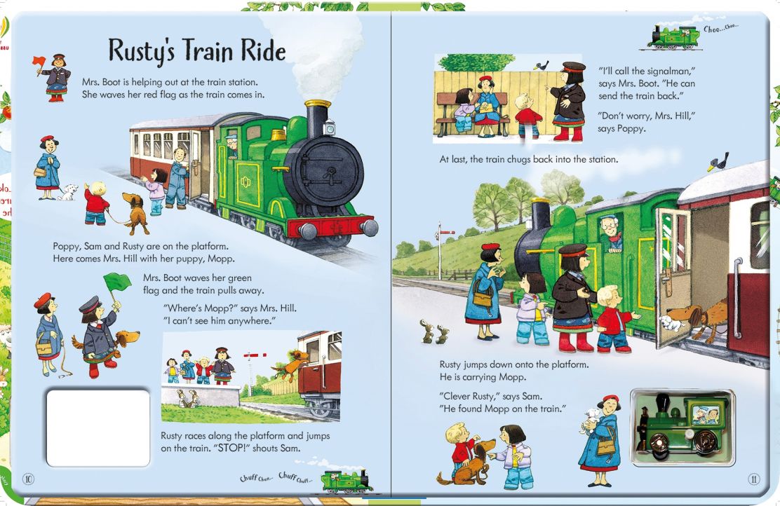 Poppy and Sam's Wind-up Train Book
