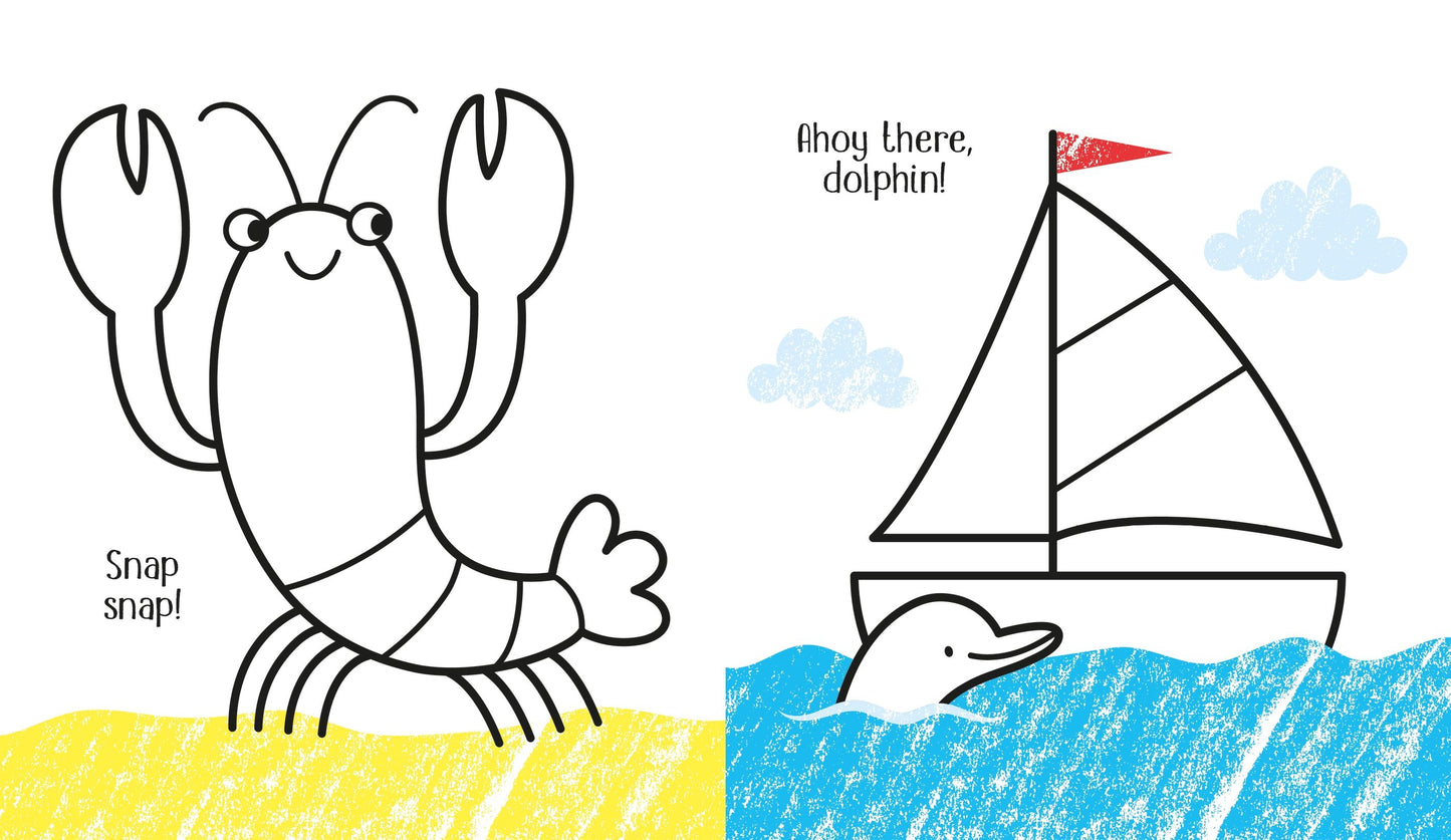 First Colouring Seashore