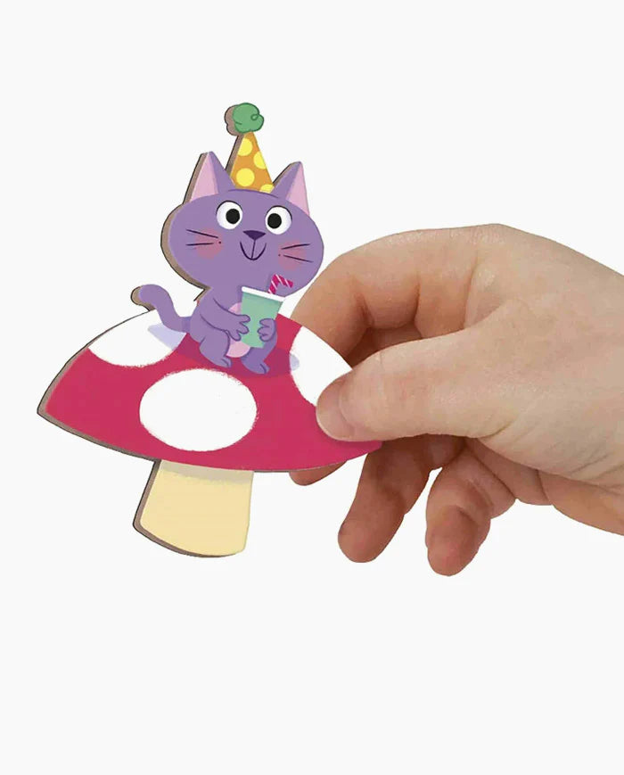 Joc cu piese magnetice -Petrecerea Animalelor