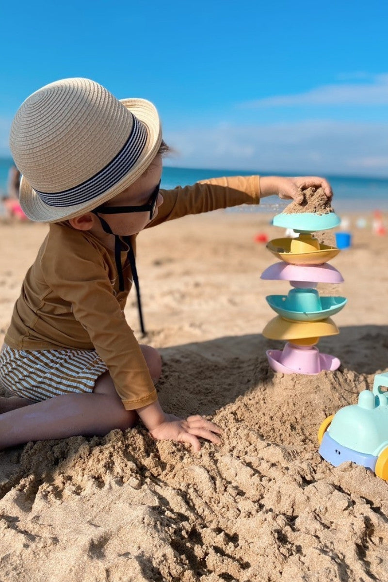 Multicolored stacking cups