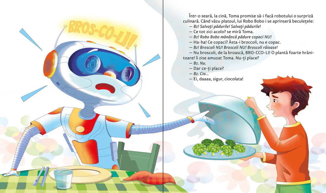 Robo Bobo mănâncă sănătos