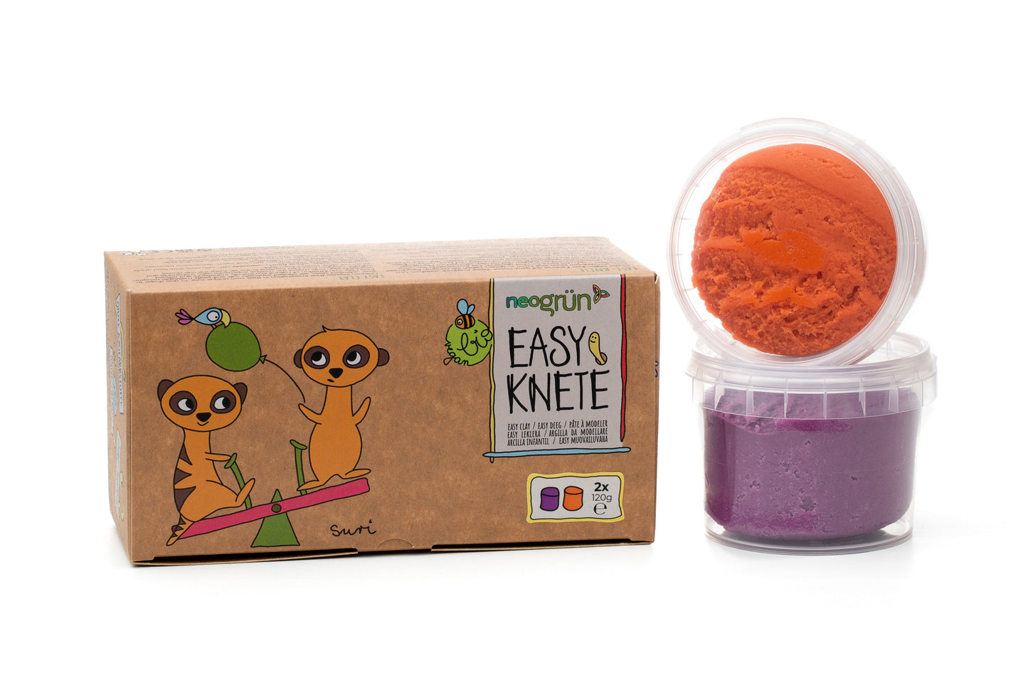 Easy-Clay Set “Suri” orange/violet