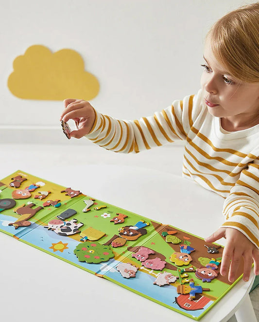 Joc cu piese magnetice- Ferma