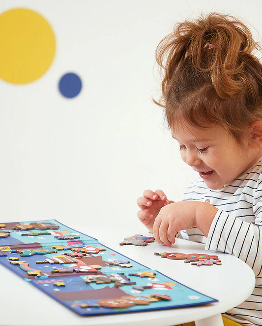 Joc cu piese magnetice -Petrecerea Animalelor