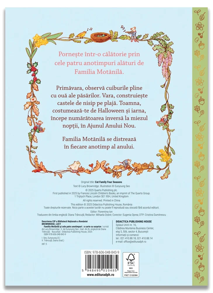 Familia Motanila si cele patru anotimpuri